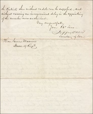 Lot #245 Jefferson Davis - Image 1