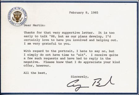 Lot #1 George Bush