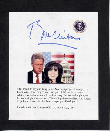 Lot #40 Bill Clinton