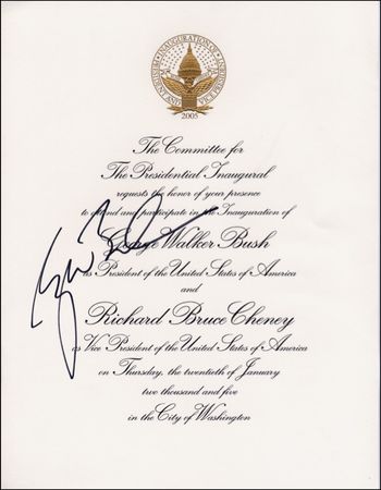 Lot #13 George W. Bush