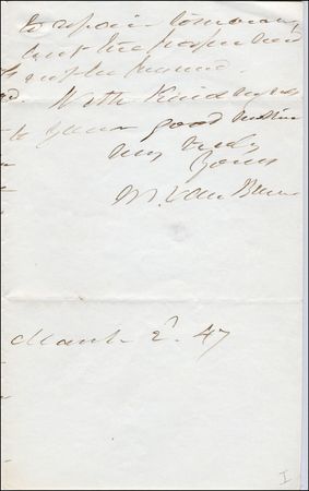 Lot #171 Martin Van Buren - Image 3