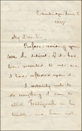 Lot #834 Henry Wadsworth Longfellow - Image 1