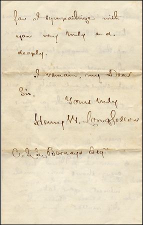 Lot #834 Henry Wadsworth Longfellow - Image 4