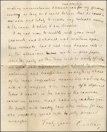 Lot #603 Carl Schurz - Image 4