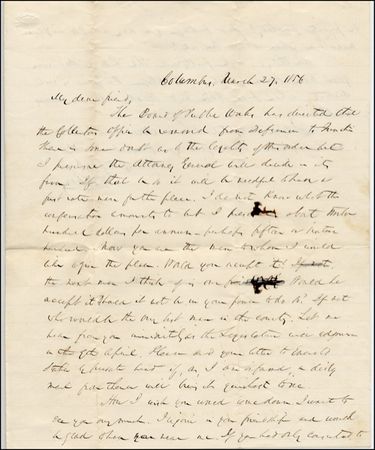 Lot #222 Salmon P. Chase - Image 1