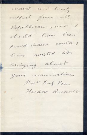 Lot #156 Theodore Roosevelt - Image 1