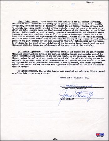 Lot #2526 James Stewart - Image 1