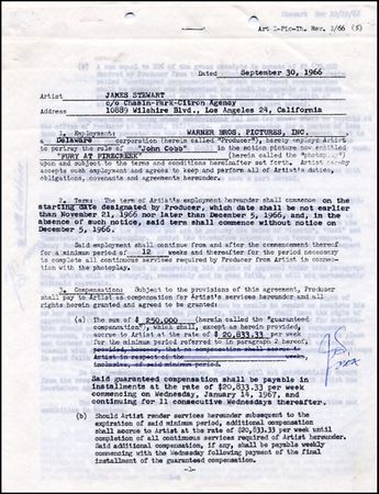 Lot #2526 James Stewart - Image 3