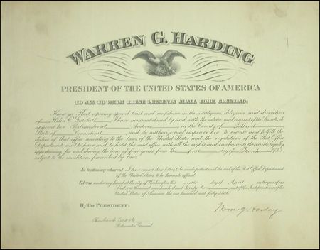 Lot #81 Warren G. Harding - Image 2