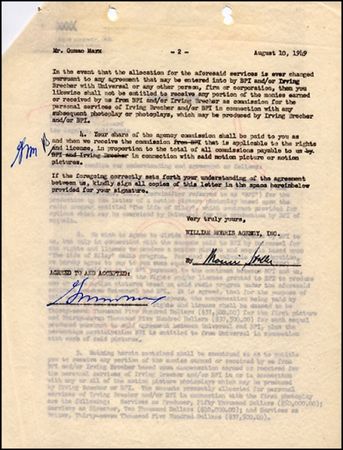 Lot #2199 Gummo Marx - Image 1