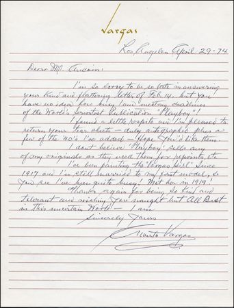 Lot #884 Alberto Vargas - Image 2