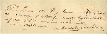 Lot #93 Andrew Jackson - Image 1