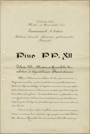 Lot #407  Pius XII - Image 2