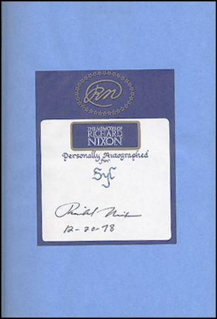 Lot #137 Richard Nixon - Image 1