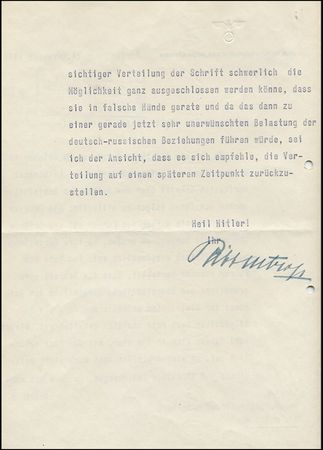 Lot #595 Joachim von Ribbentrop - Image 2