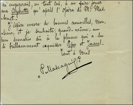 Lot #1190 Pietro Mascagni - Image 3