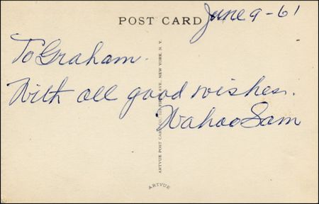 Lot #2758 “Wahoo” Sam Crawford - Image 1