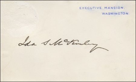 Lot #124 William and Ida McKinley - Image 1