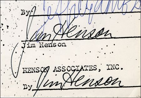 Lot #1918 Jim Henson - Image 1