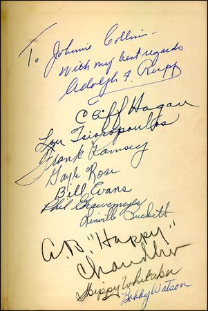 Lot #2922 Adolph F. Rupp - Image 1