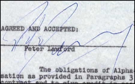 Lot #1227 Peter Lawford - Image 1