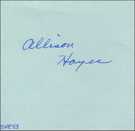 Lot #1182 Allison Hayes - Image 1