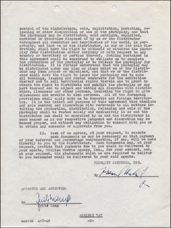 Lot #1223 Fritz Lang - Image 2