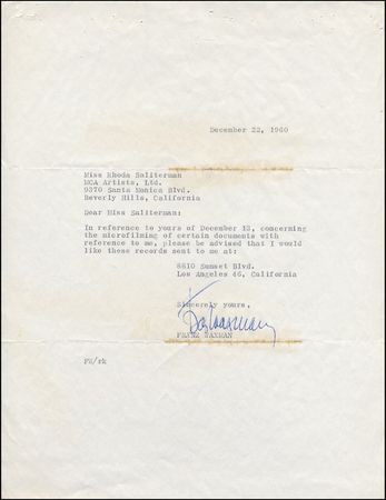 Lot #1356 Franz Waxman - Image 2