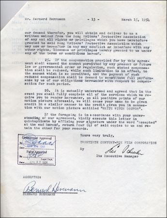 Lot #1191 Bernard Herrmann - Image 2