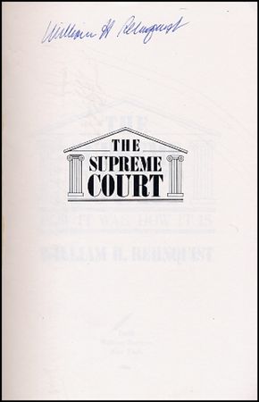 Lot #299 William H. Rehnquist - Image 1