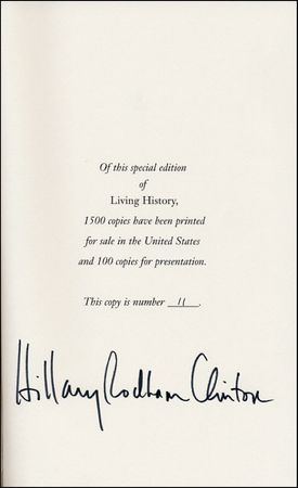 Lot #24 Hillary Clinton