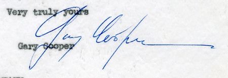 Lot #1545 Gary Cooper - Image 1