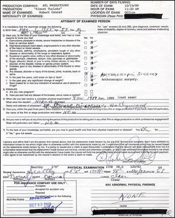 Lot #1521 Celebrity Documents - Image 4