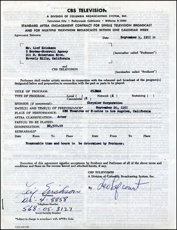 Lot #1521 Celebrity Documents - Image 5