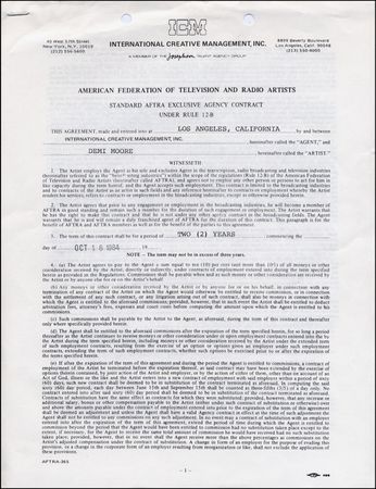 Lot #1894 Demi Moore - Image 1