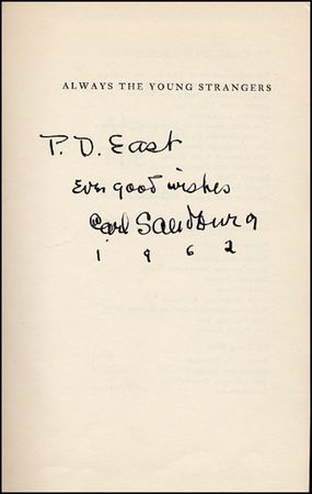 Lot #750 Carl Sandburg - Image 1