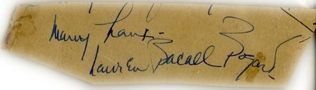 Lot #1481 Humphrey Bogart and Lauren Bacall - Image 1