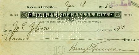 Lot #111 Harry S. Truman - Image 1