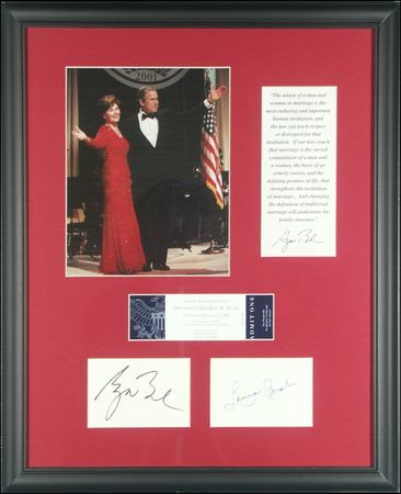 Lot #10 George W. and Laura Bush - Image 3