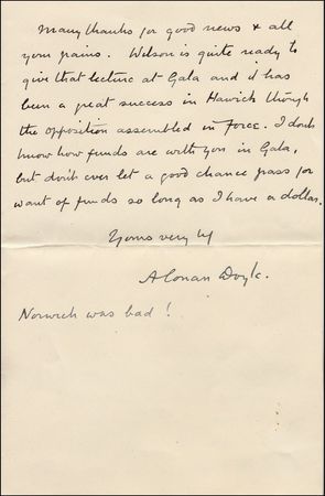 Lot #677 Arthur Conan Doyle - Image 1