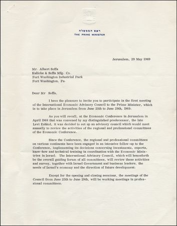 Lot #272 Golda Meir - Image 1