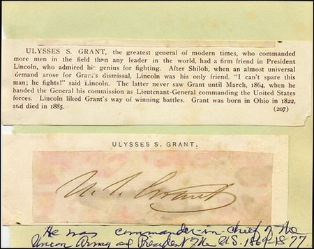 Lot #37 U. S. Grant