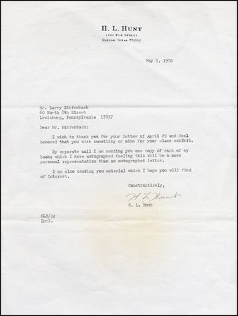 Lot #241 H. L. Hunt - Image 3