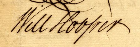 Lot #181  Declaration of Independence : Hooper, William - Image 1