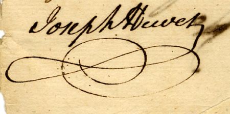 Lot #180 Declaration of Independence: Hewes, Joseph - Image 1