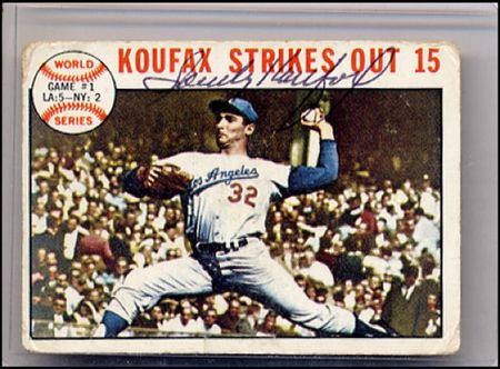 Lot #2382 Ted Williams and Sandy Koufax - Image 2