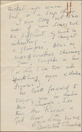 Lot #165 Clementine Churchill - Image 4