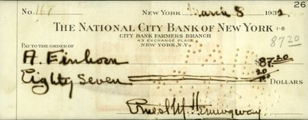 Lot #694 Ernest Hemingway - Image 1