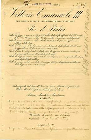 Lot #462 Benito Mussolini & Vittorio Emanuele III - Image 3