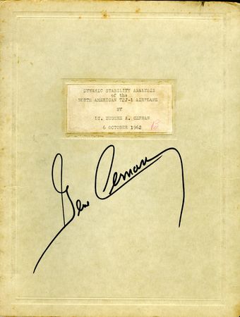 Lot #566 Gene Cernan - Image 1